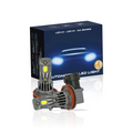 Kit led H8 H9 H11 H16 LUSMAR™ LED-H© 6500k 4800 lumeni 48W/set LEDUL.ro