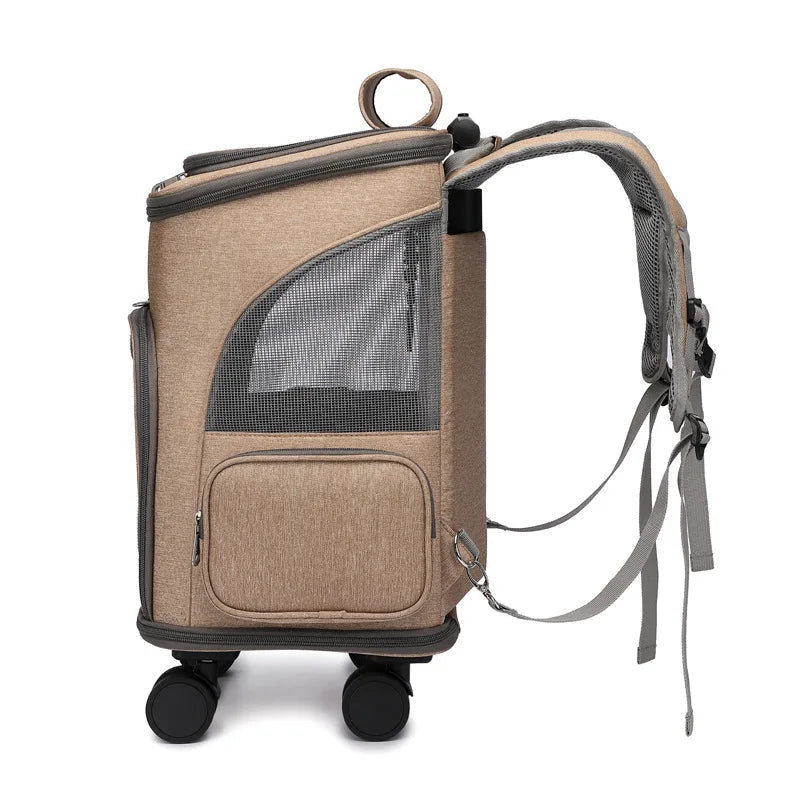Large Capacity Portable Pet Backpack Adjustable Lightweight Breathable - Cart2u.ro