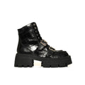 Brodequin Croco Noir FARFA