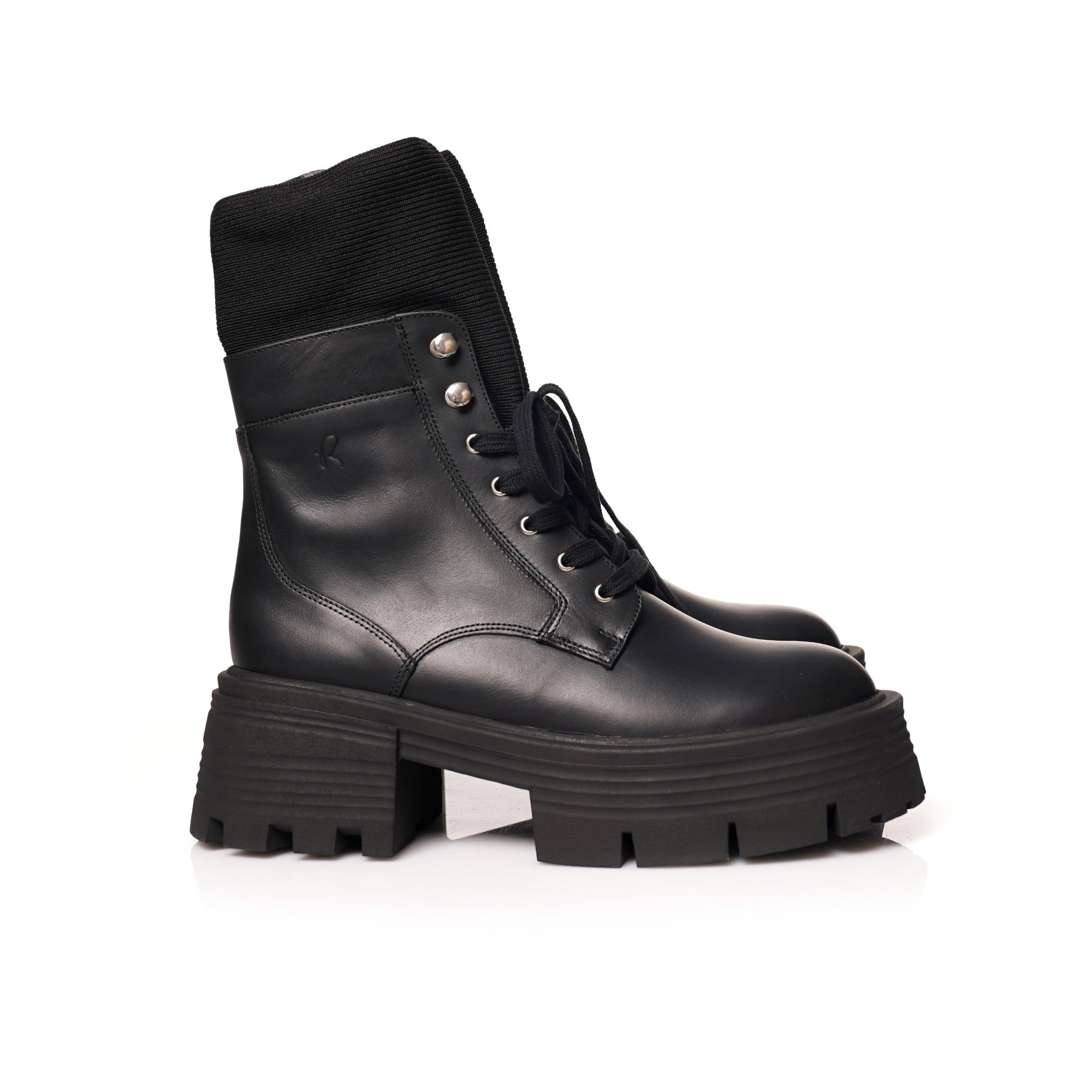 Brodequin Noir | Chaussette FARFA