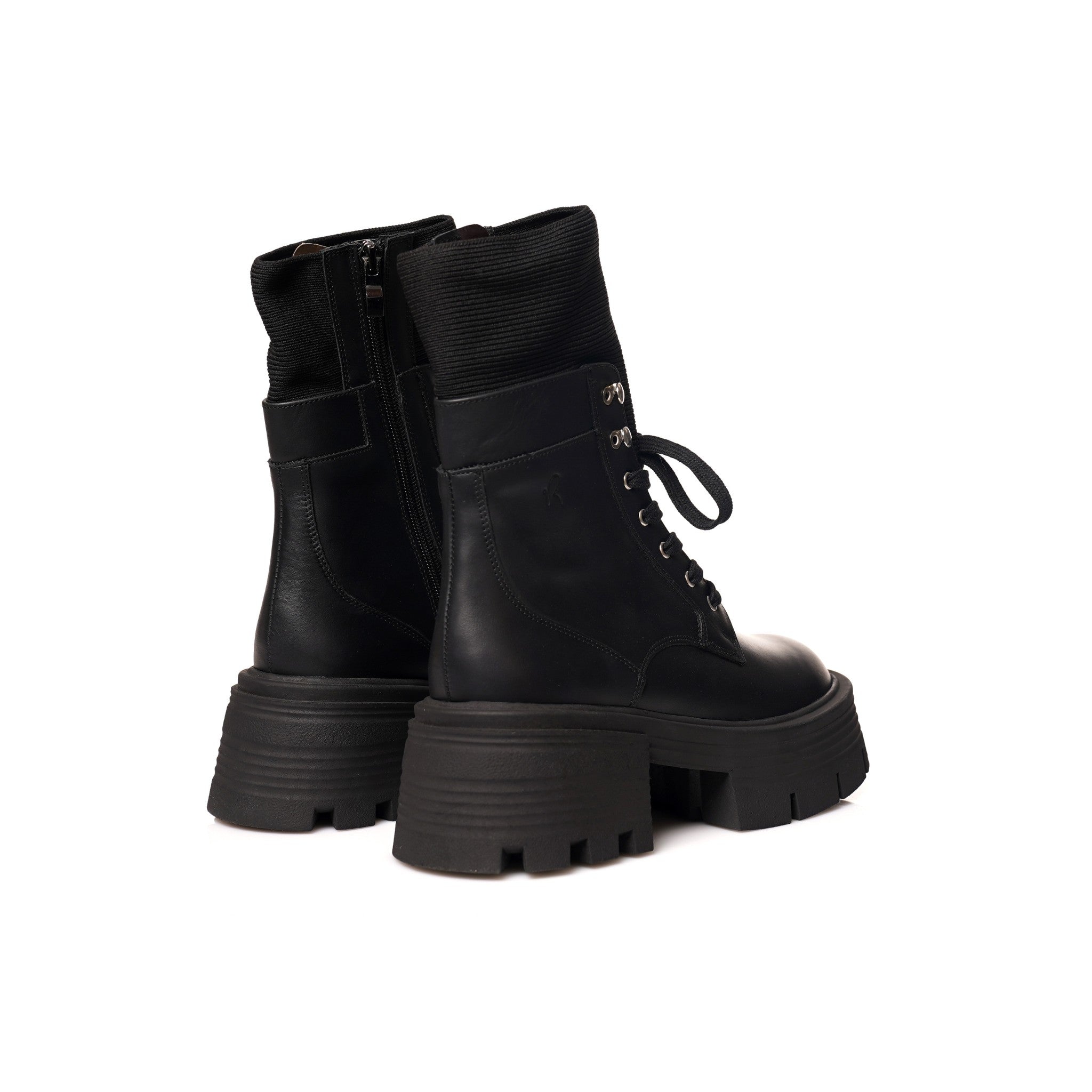 Brodequin Noir | Chaussette FARFA