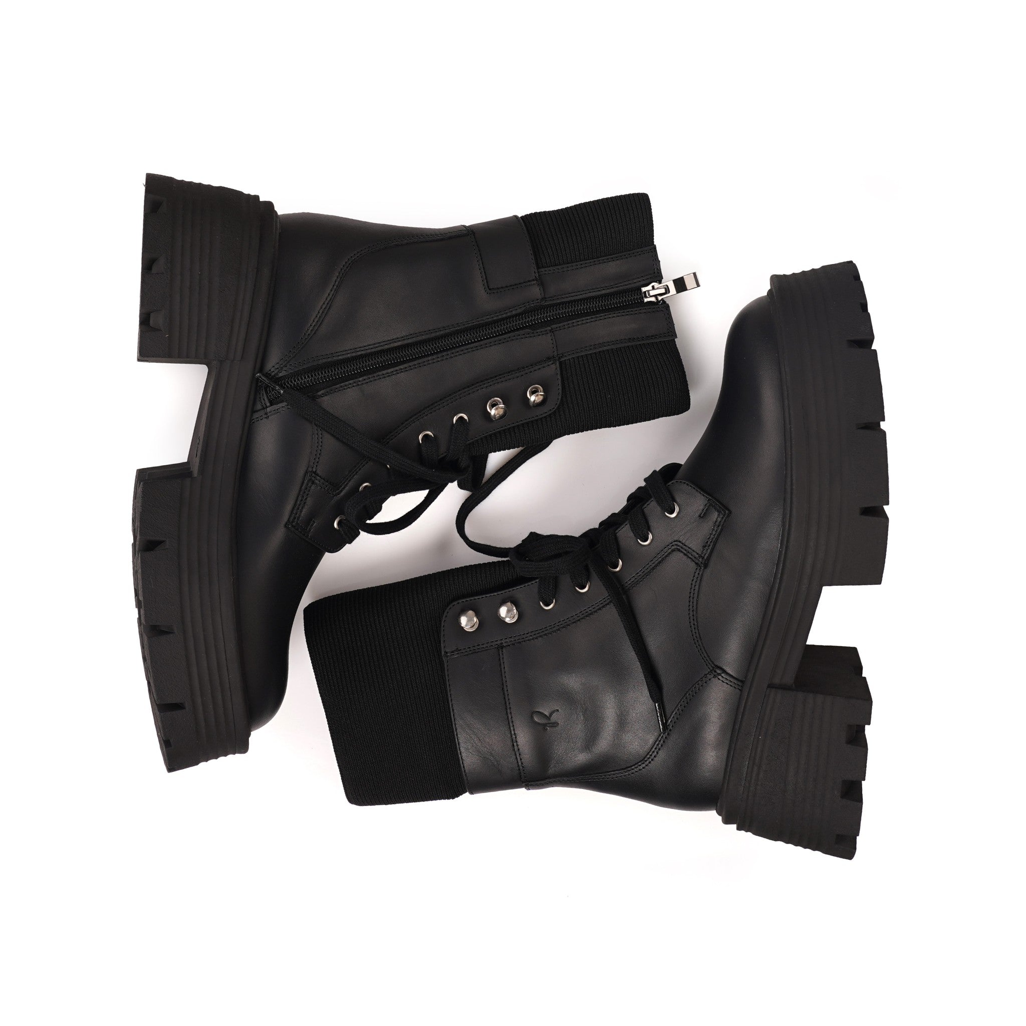 Brodequin Noir | Chaussette FARFA