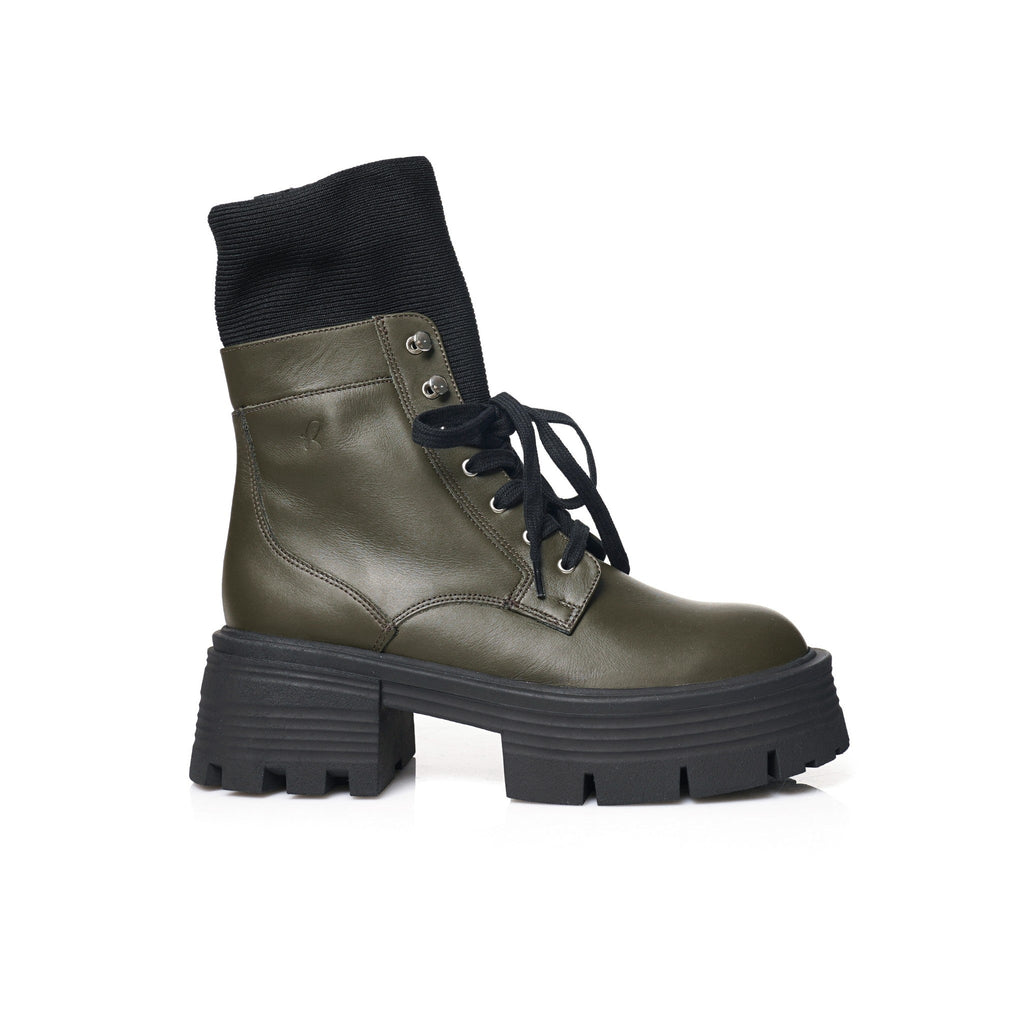 Brodequin Vert | Chaussette FARFA