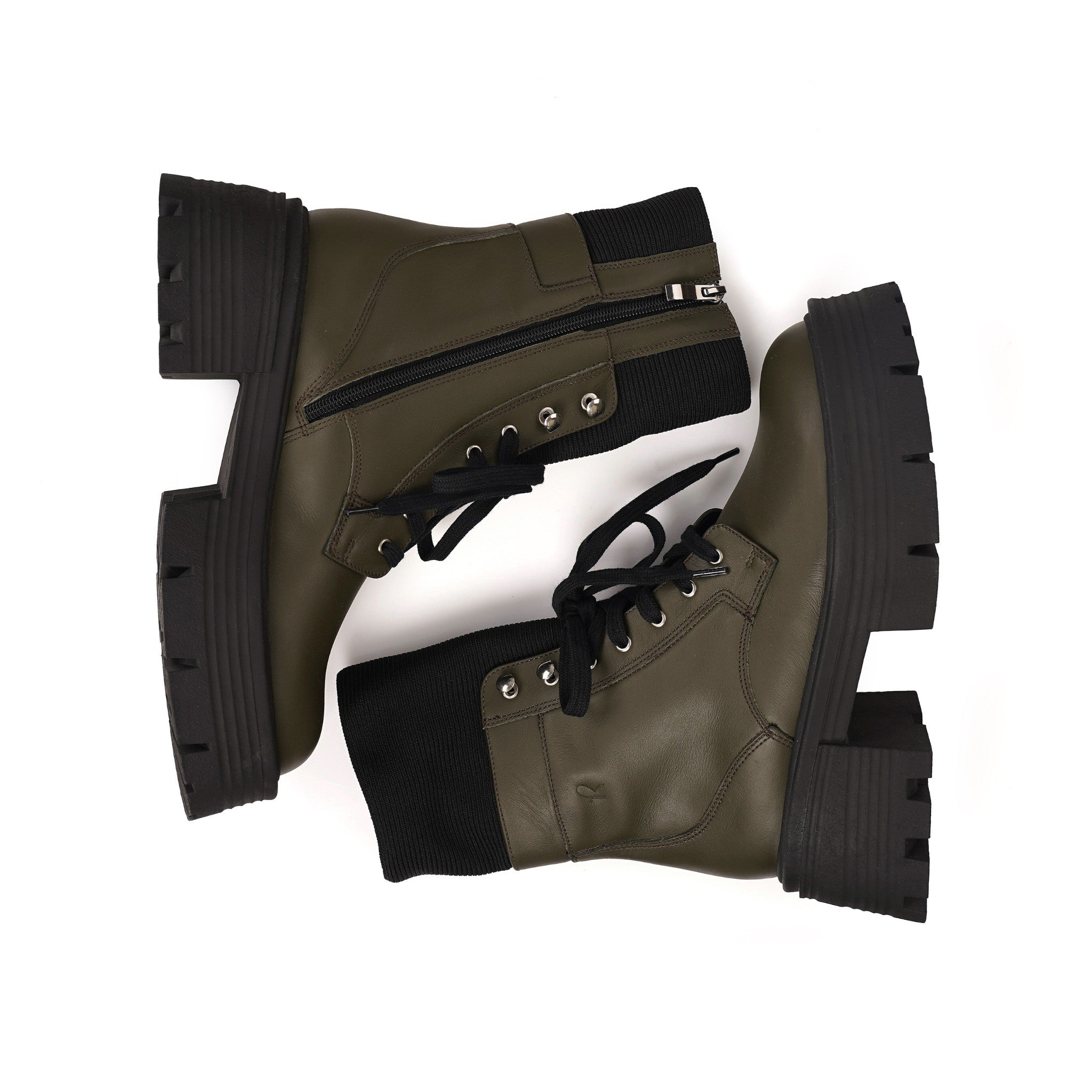 Brodequin Vert | Chaussette FARFA