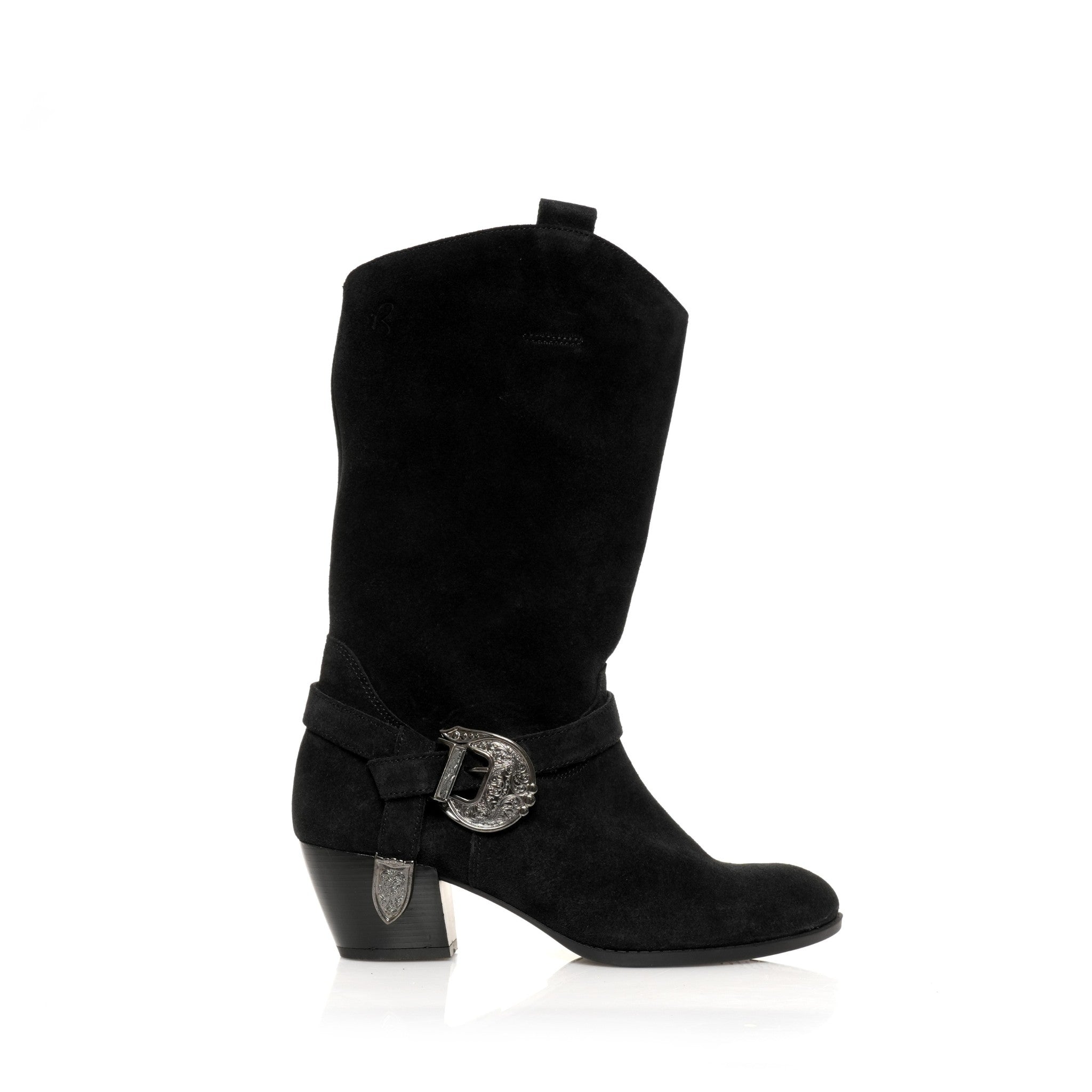 Santiag Noir Suede FARFA