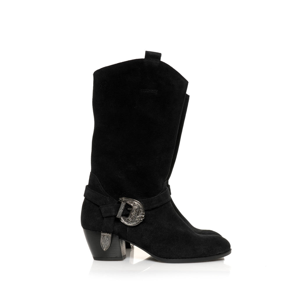 Santiag Noir Suede FARFA