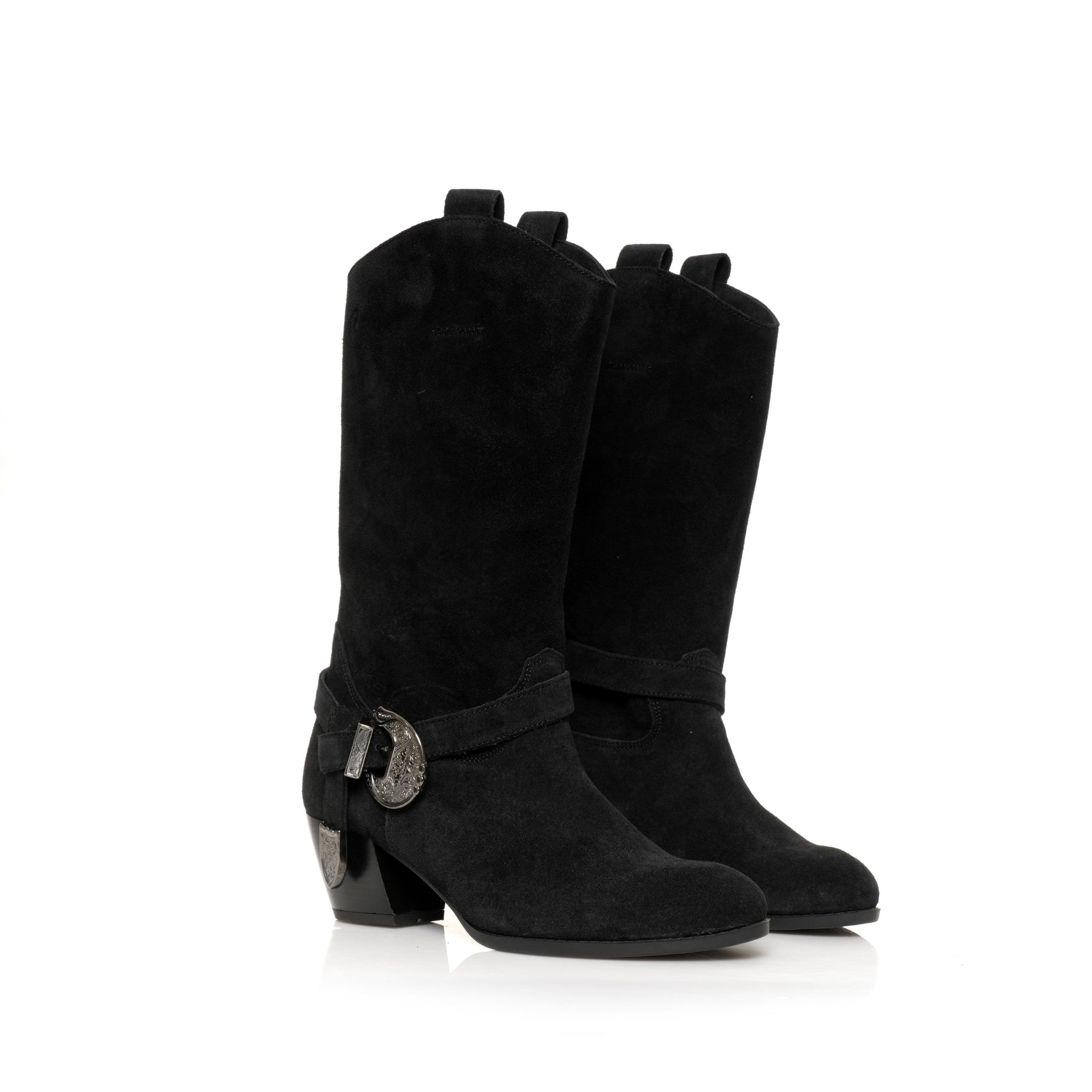 Santiag Noir Suede FARFA