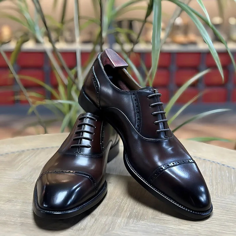 Summer New Men's Leather Shoes - Business Formal, Three-Joint - Cart2u.ro