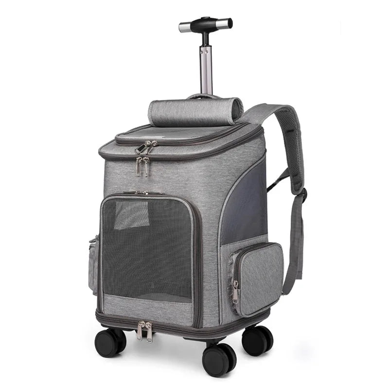 Large Capacity Portable Pet Backpack Adjustable Lightweight Breathable - Cart2u.ro