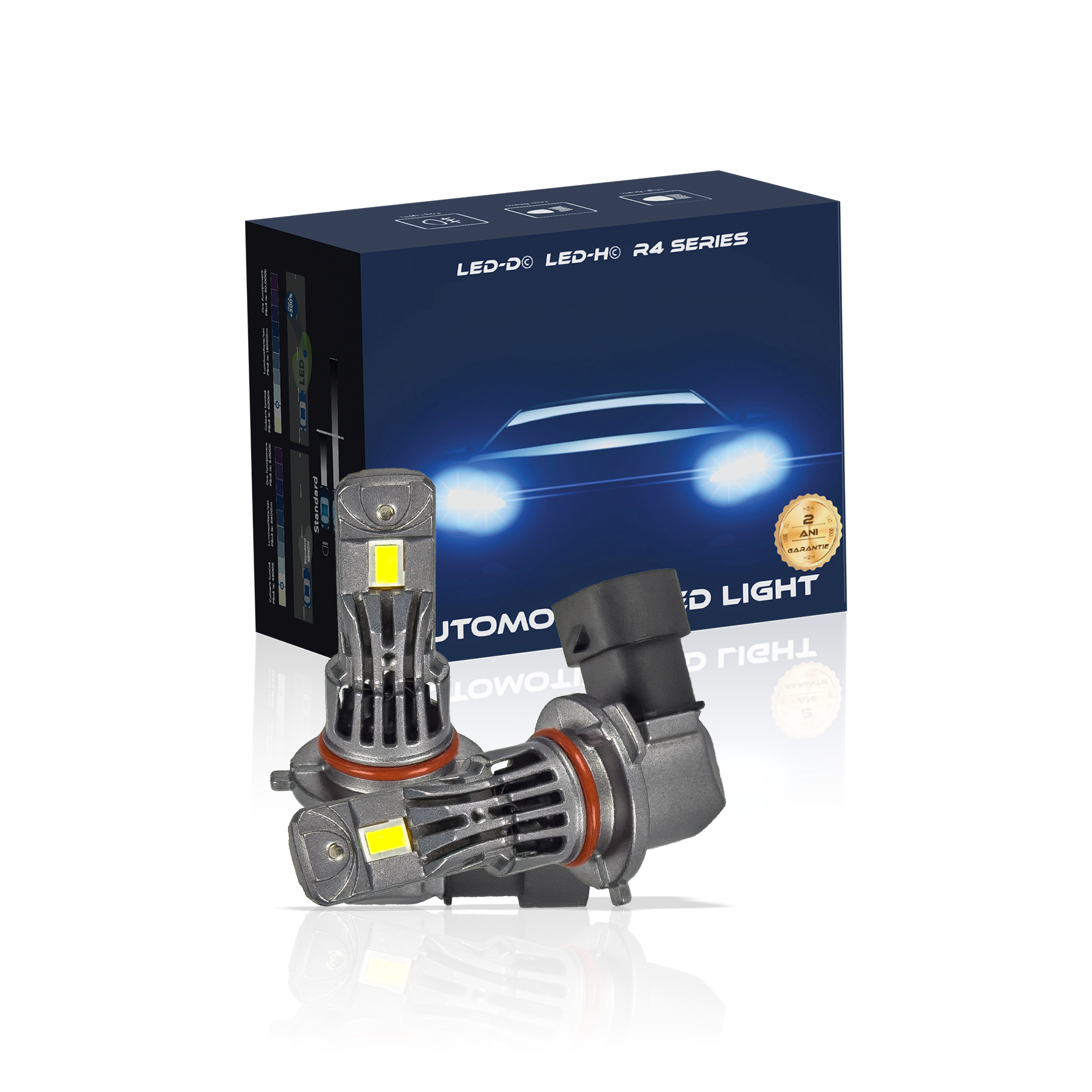 Kit led HB4 LUSMAR™ LED-H© 6500k 4800 lumeni 48W/set LEDUL.ro