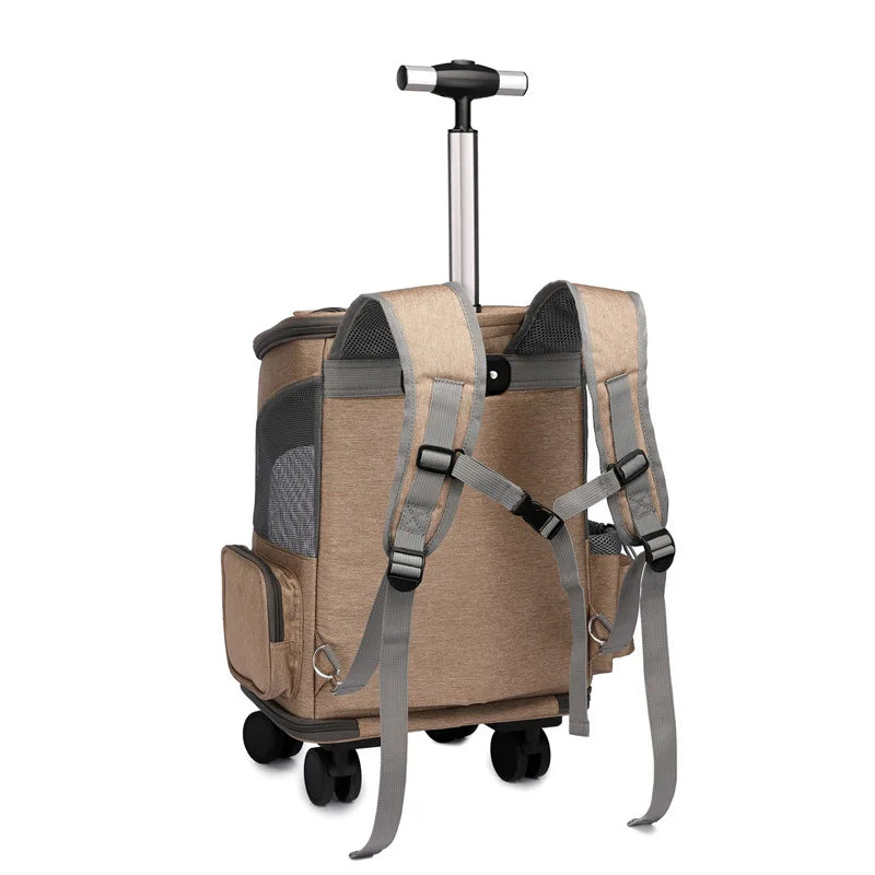 Large Capacity Portable Pet Backpack Adjustable Lightweight Breathable - Cart2u.ro