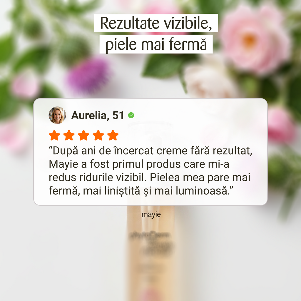 Diminuează aspectul ridurilor cu PhytoDerm Antiwrinkle Nectar, Nectar Antirid cu Fitozom de Silybin Mayie