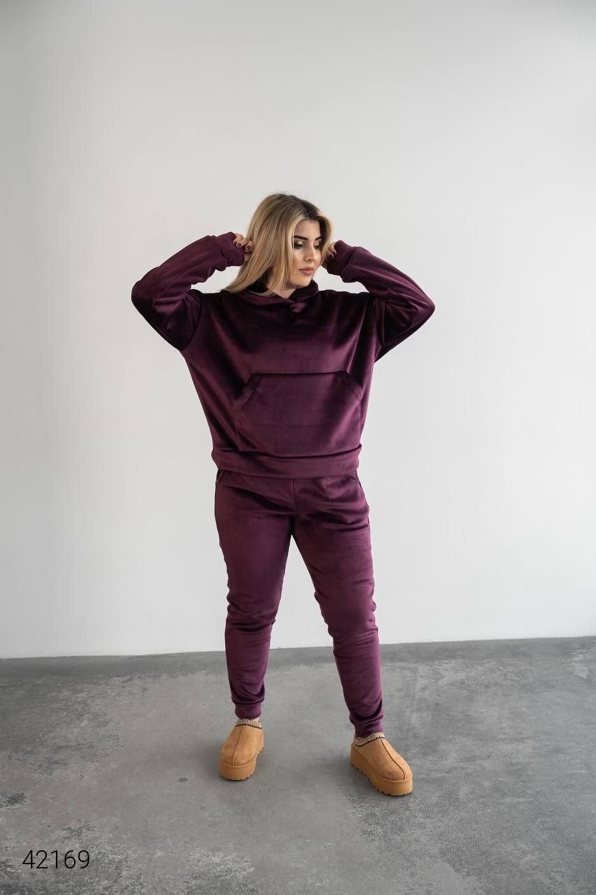 Trening dama marimi mari catifea 8072 BIGsize