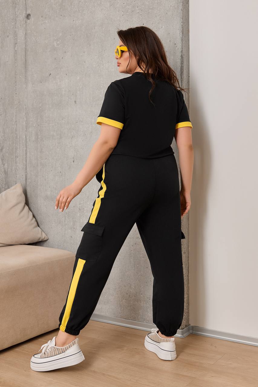 Trening dama marimi mari in doua culori 8109 BIGsize