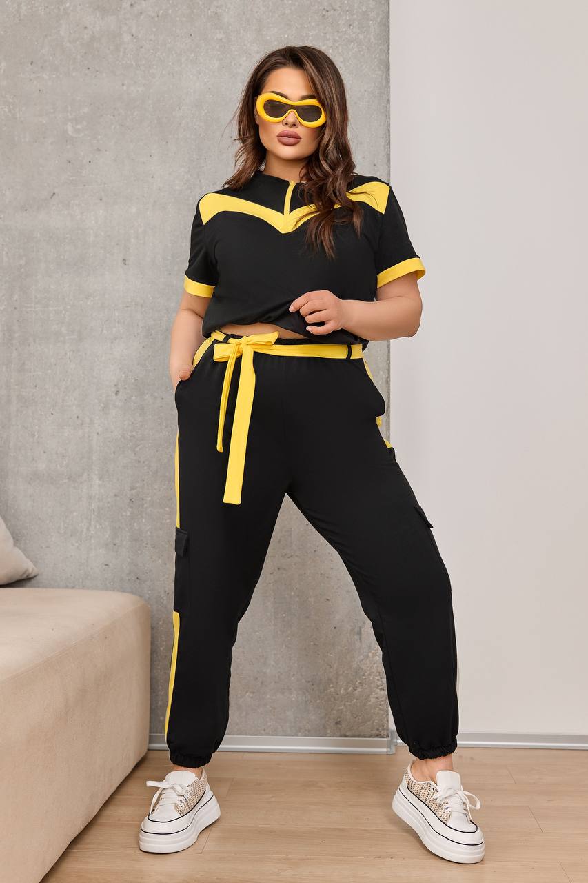 Trening dama marimi mari in doua culori 8109 BIGsize