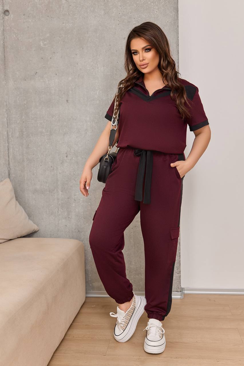 Trening dama marimi mari in doua culori 8109 BIGsize