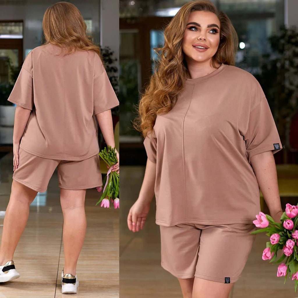 Compleu scurt dama marimi mari 8101 BIGsize