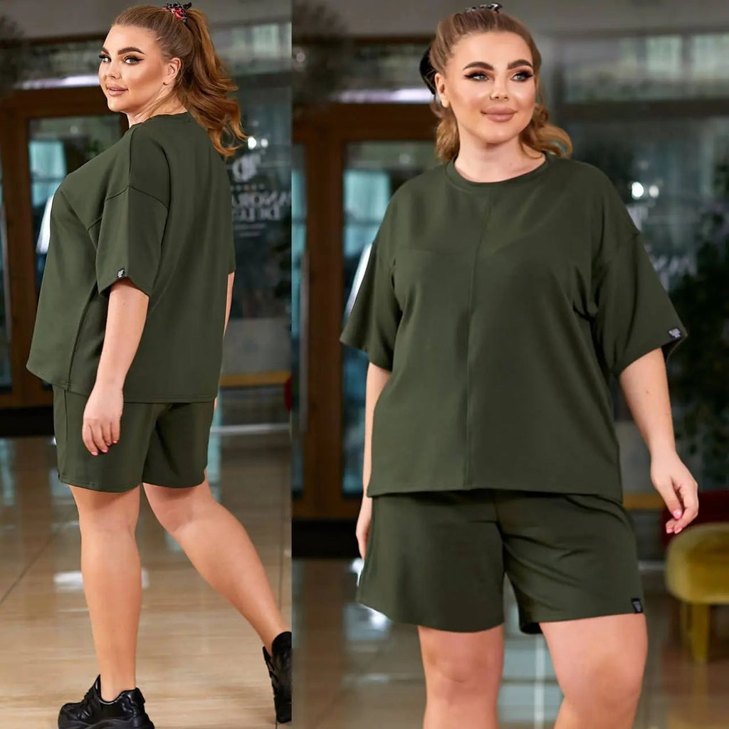 Compleu scurt dama marimi mari 8101 BIGsize