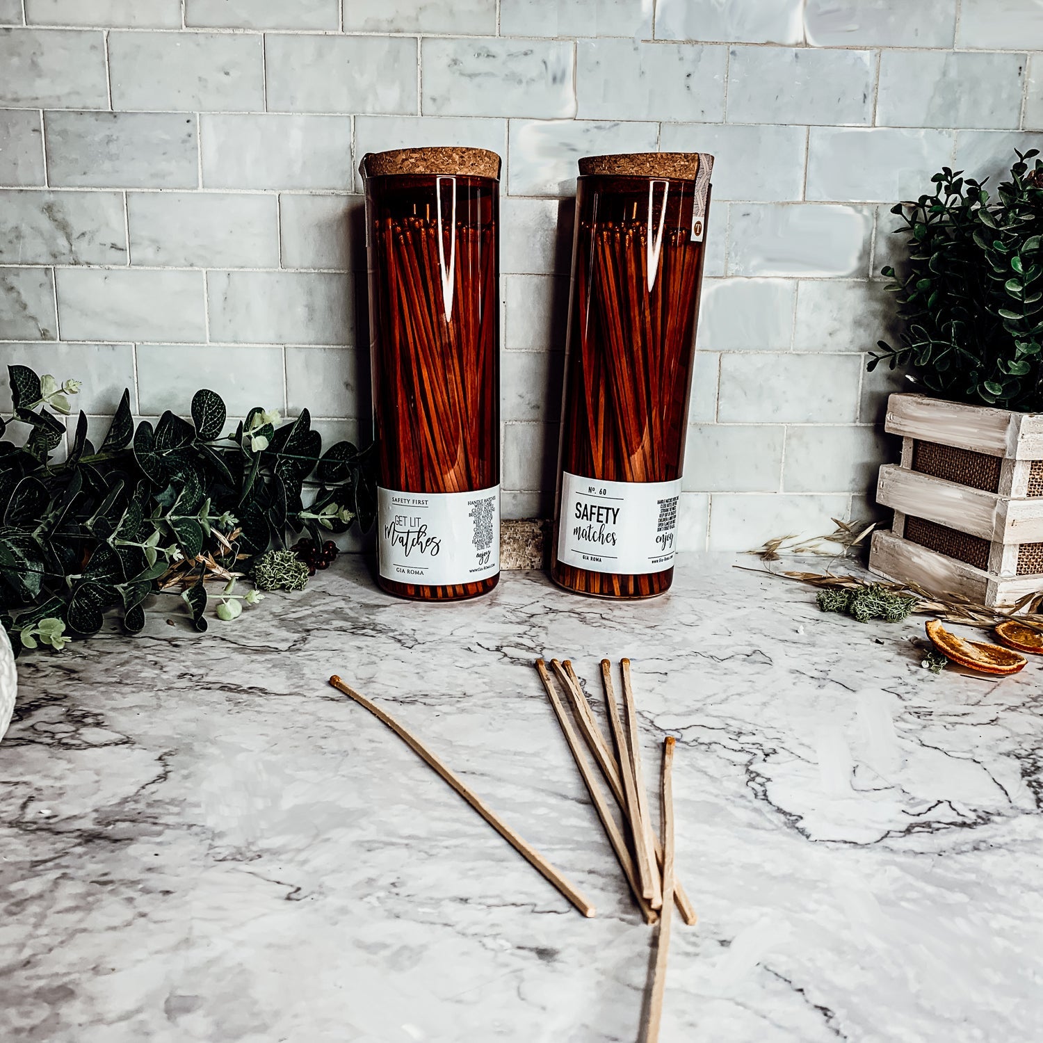 9" Apothecary Matches - Cart2u.ro