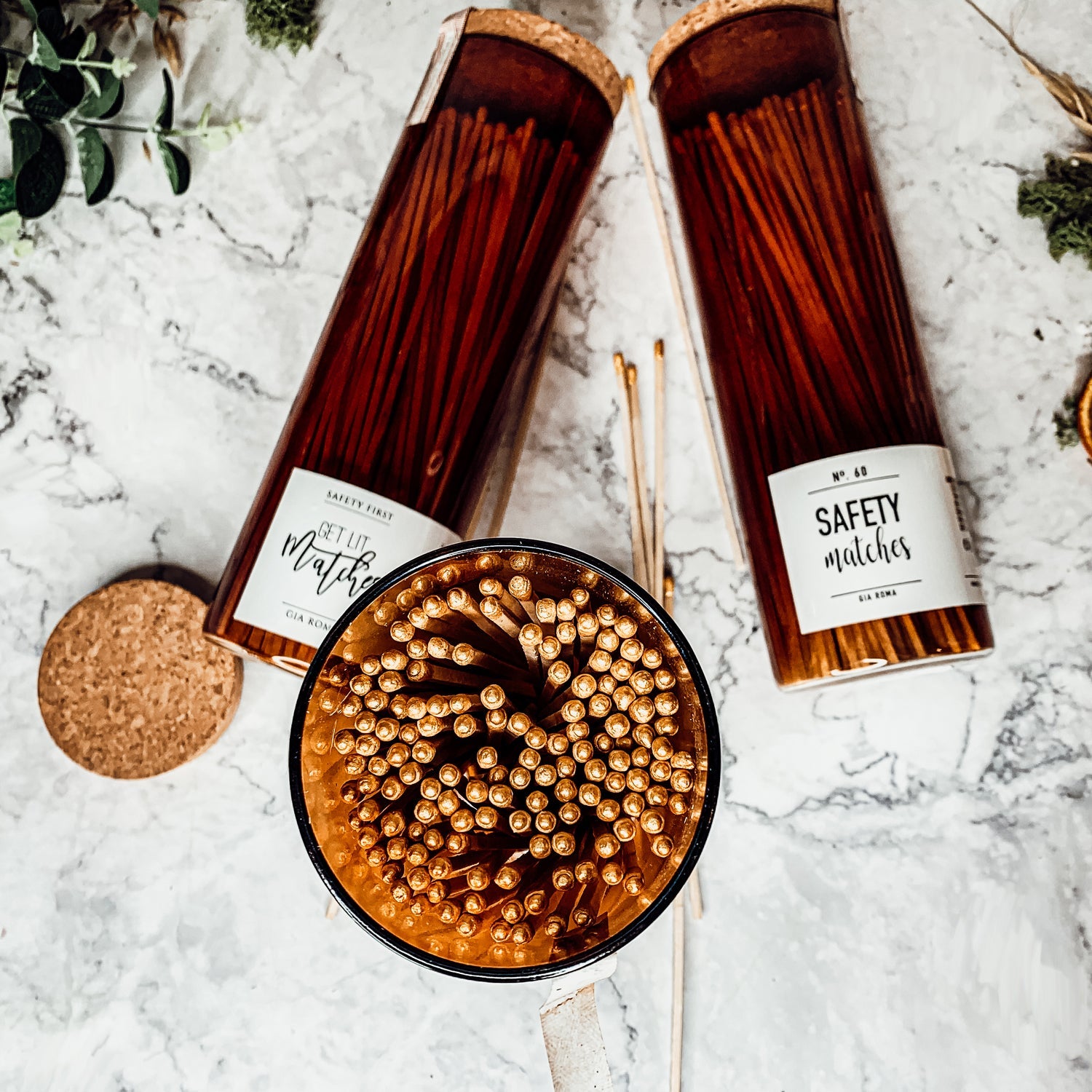 9" Apothecary Matches - Cart2u.ro