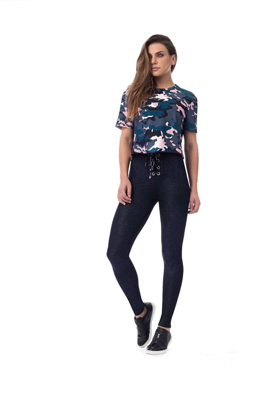 DAISY CAMO CROP TOP - Cart2u.ro