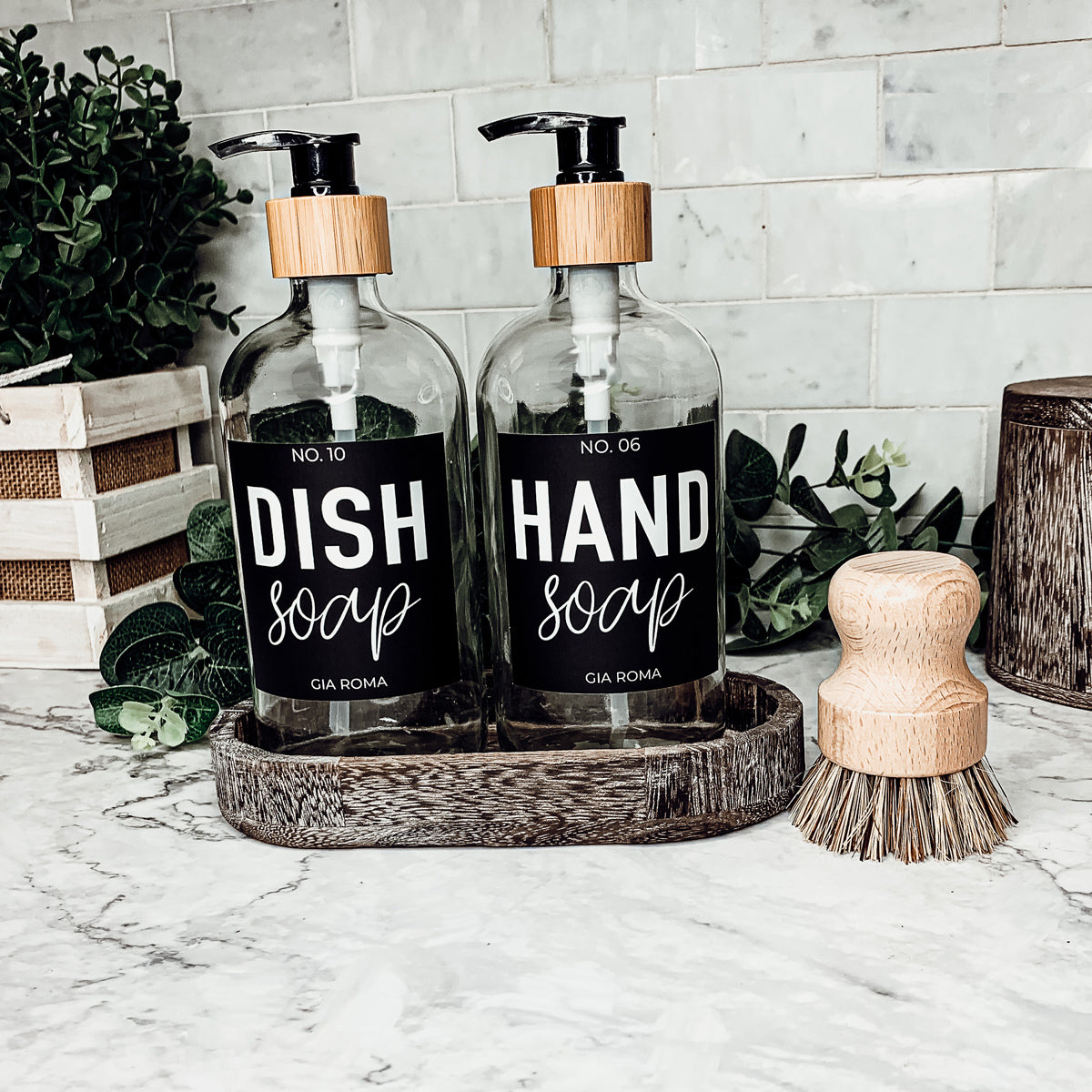 16oz Glass Clear | Black Label - Cart2u.ro