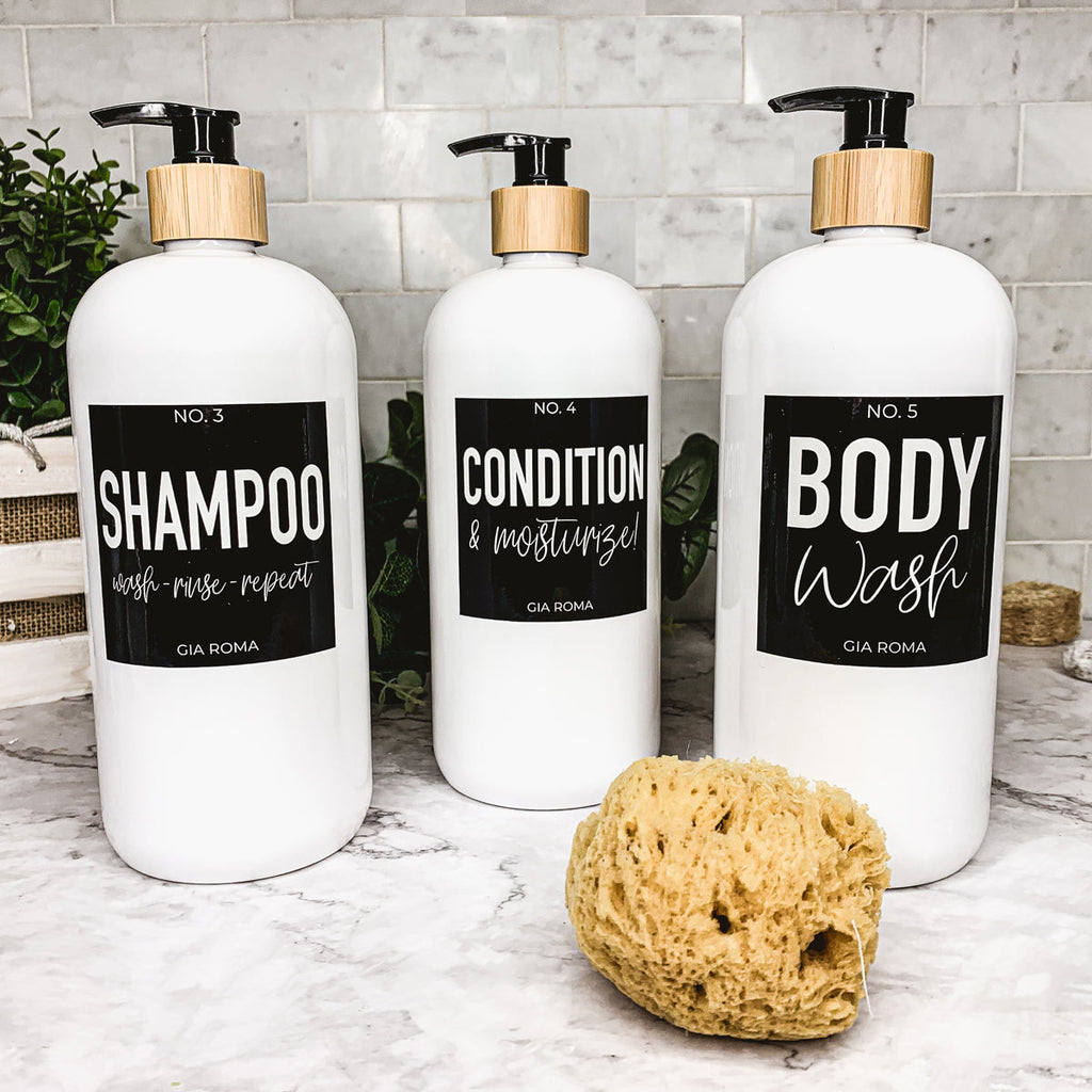 32oz Plastic White Dispensers - Cart2u.ro