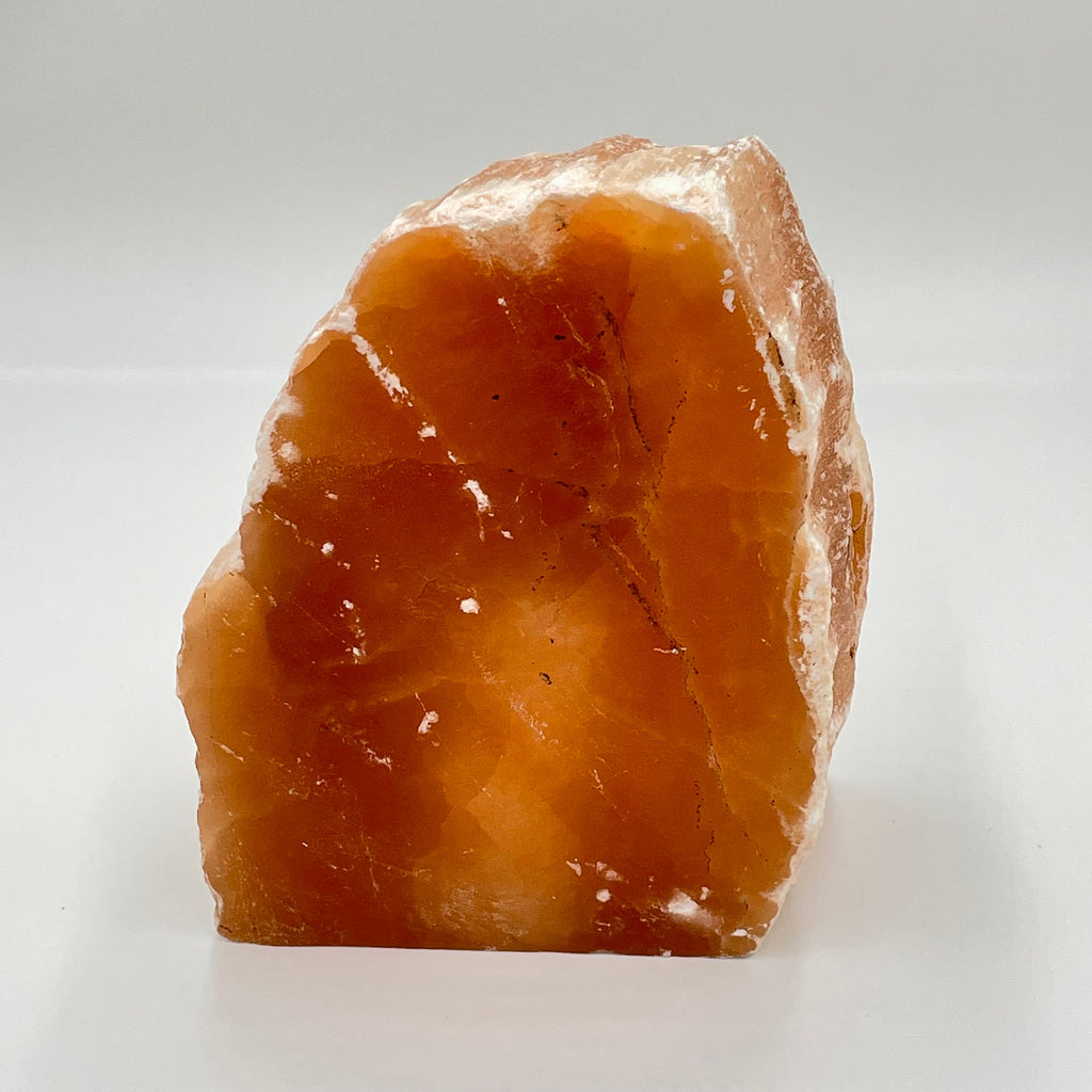 Orange Selenite Raw Lamp by CuartoAstral Prime - Cart2u.ro
