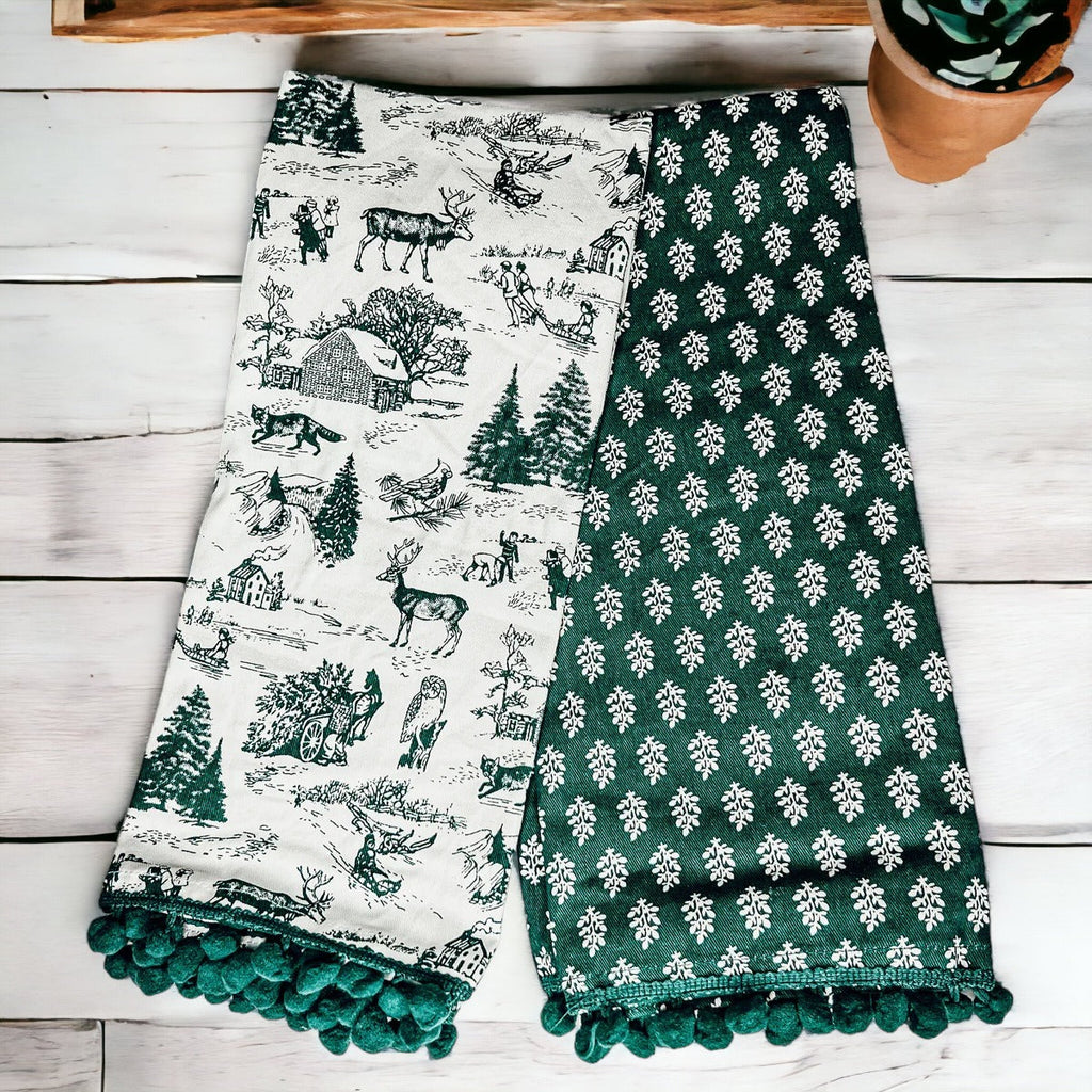 Forest Green Towels - Cart2u.ro