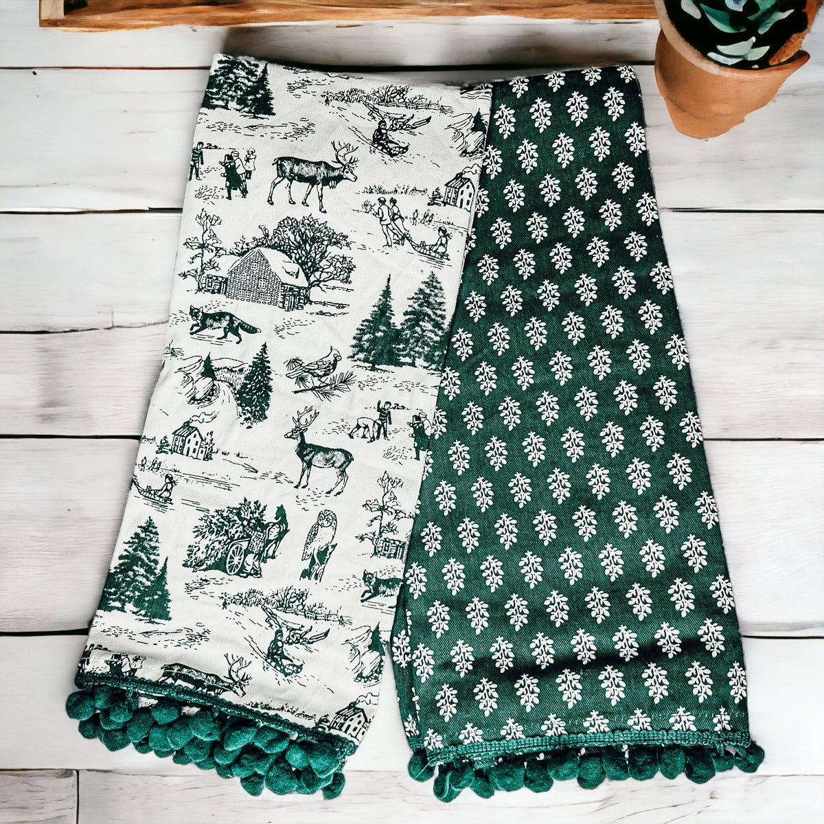 Forest Green Towels - Cart2u.ro