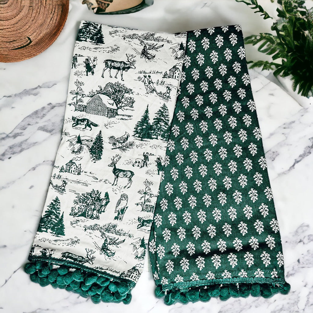 Forest Green Towels - Cart2u.ro