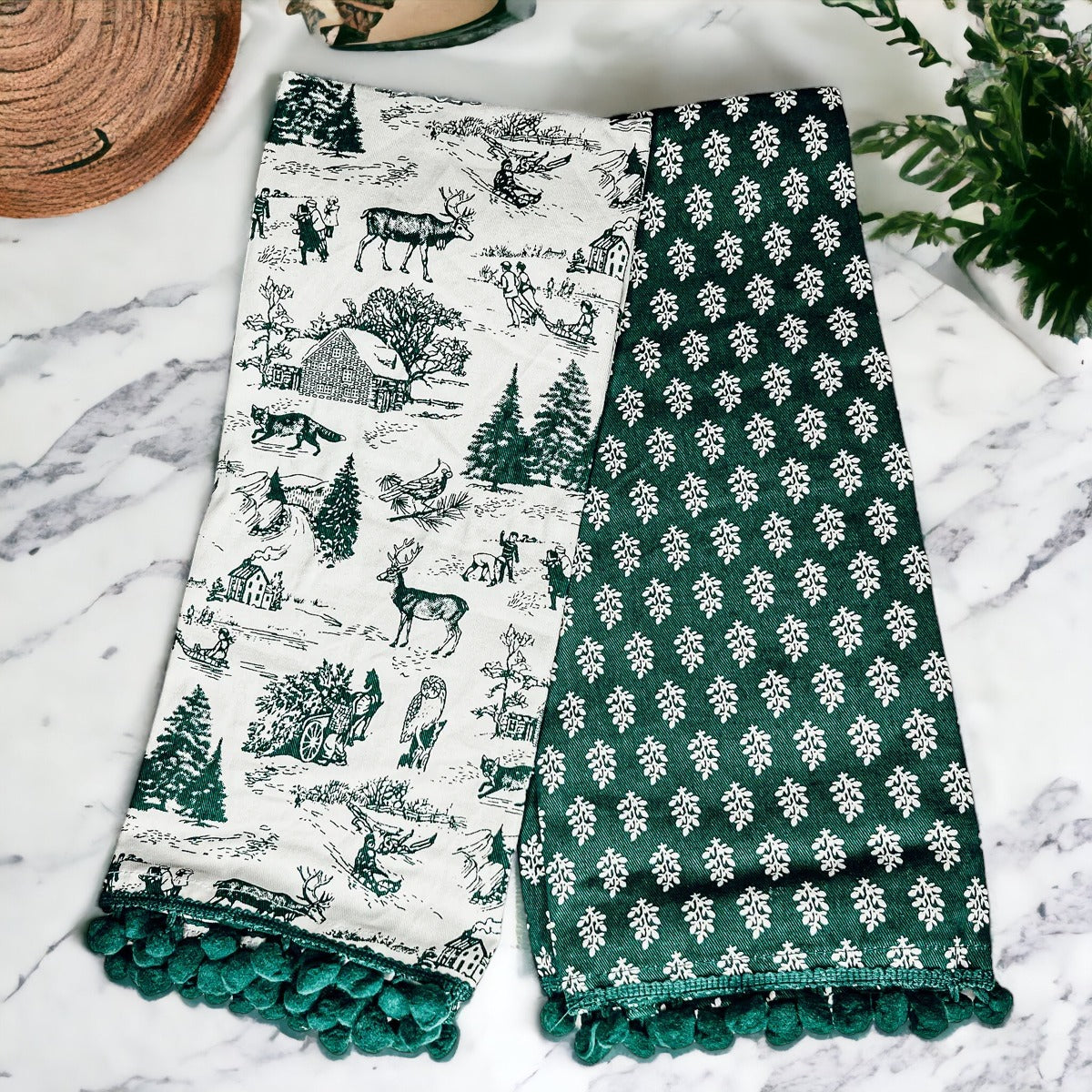 Forest Green Towels - Cart2u.ro