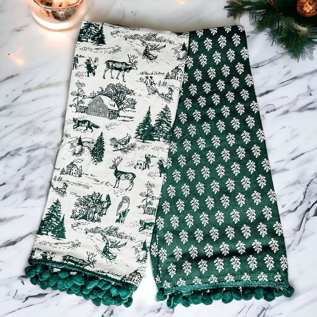 Forest Green Towels - Cart2u.ro