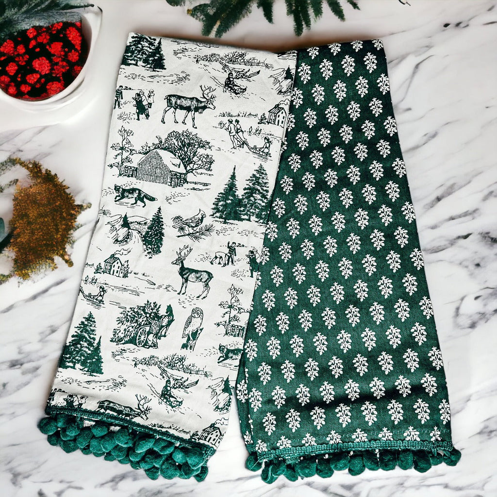 Forest Green Towels - Cart2u.ro