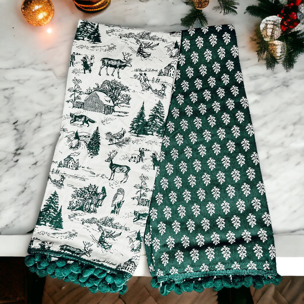 Forest Green Towels - Cart2u.ro