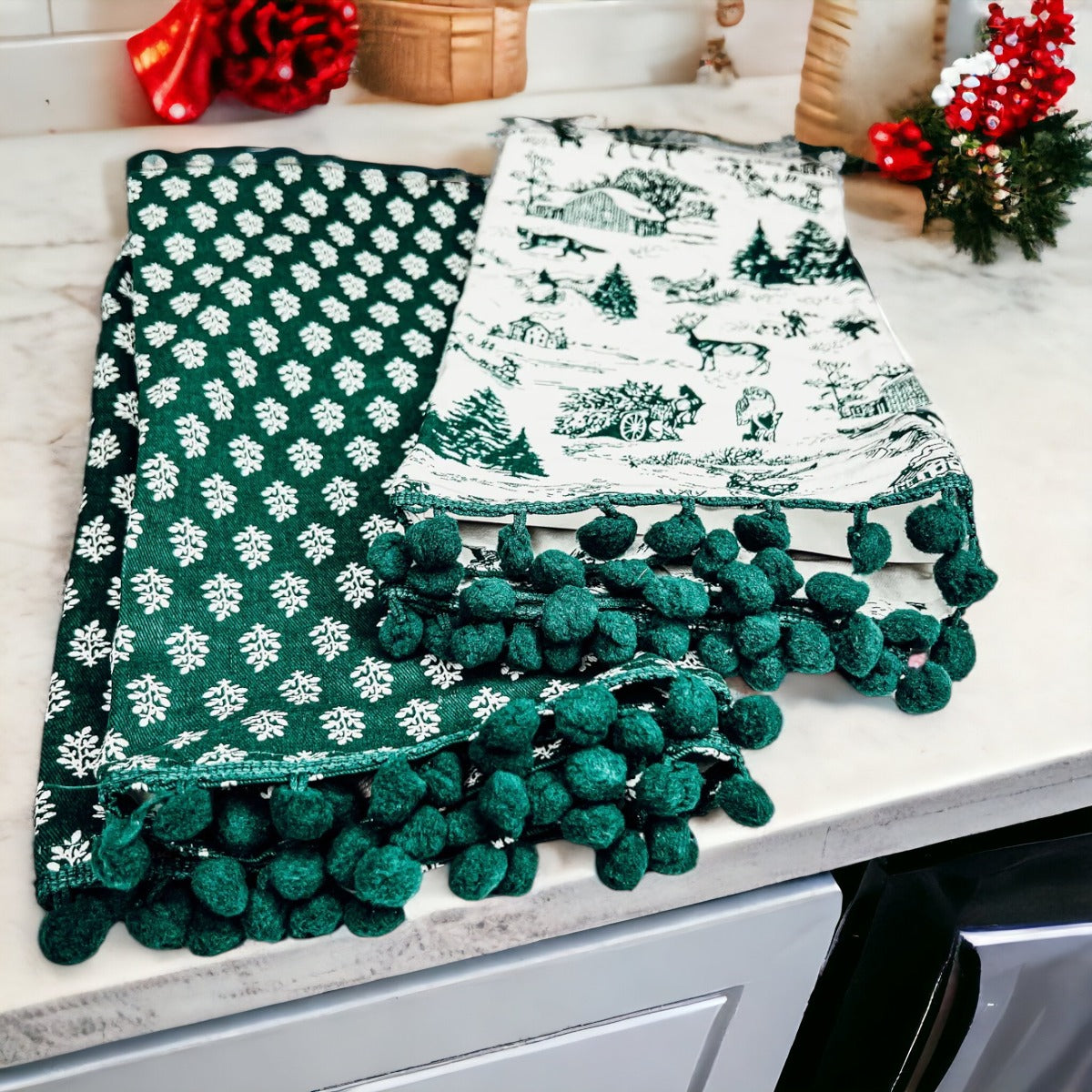 Forest Green Towels - Cart2u.ro