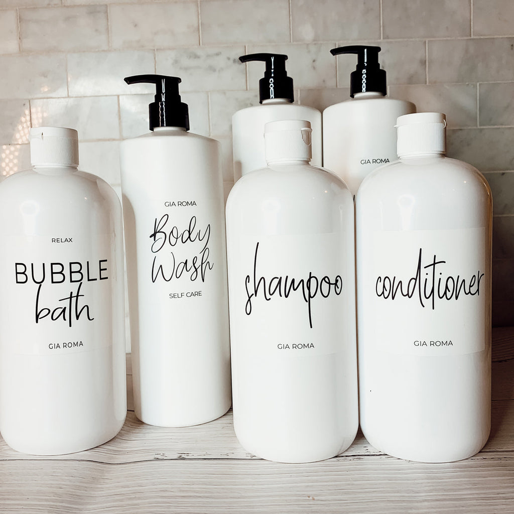 32oz Plastic White Dispensers - Cart2u.ro