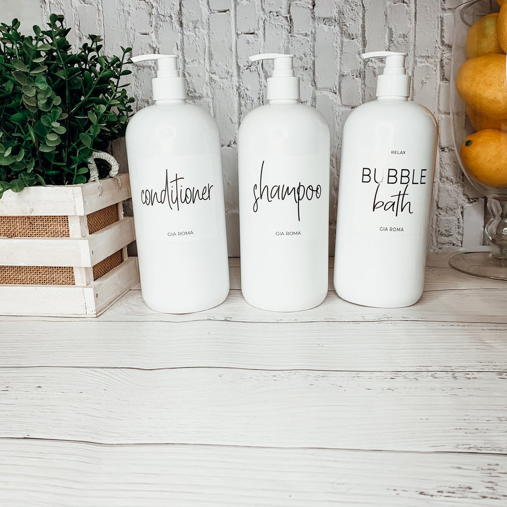 32oz Plastic White Dispensers - Cart2u.ro