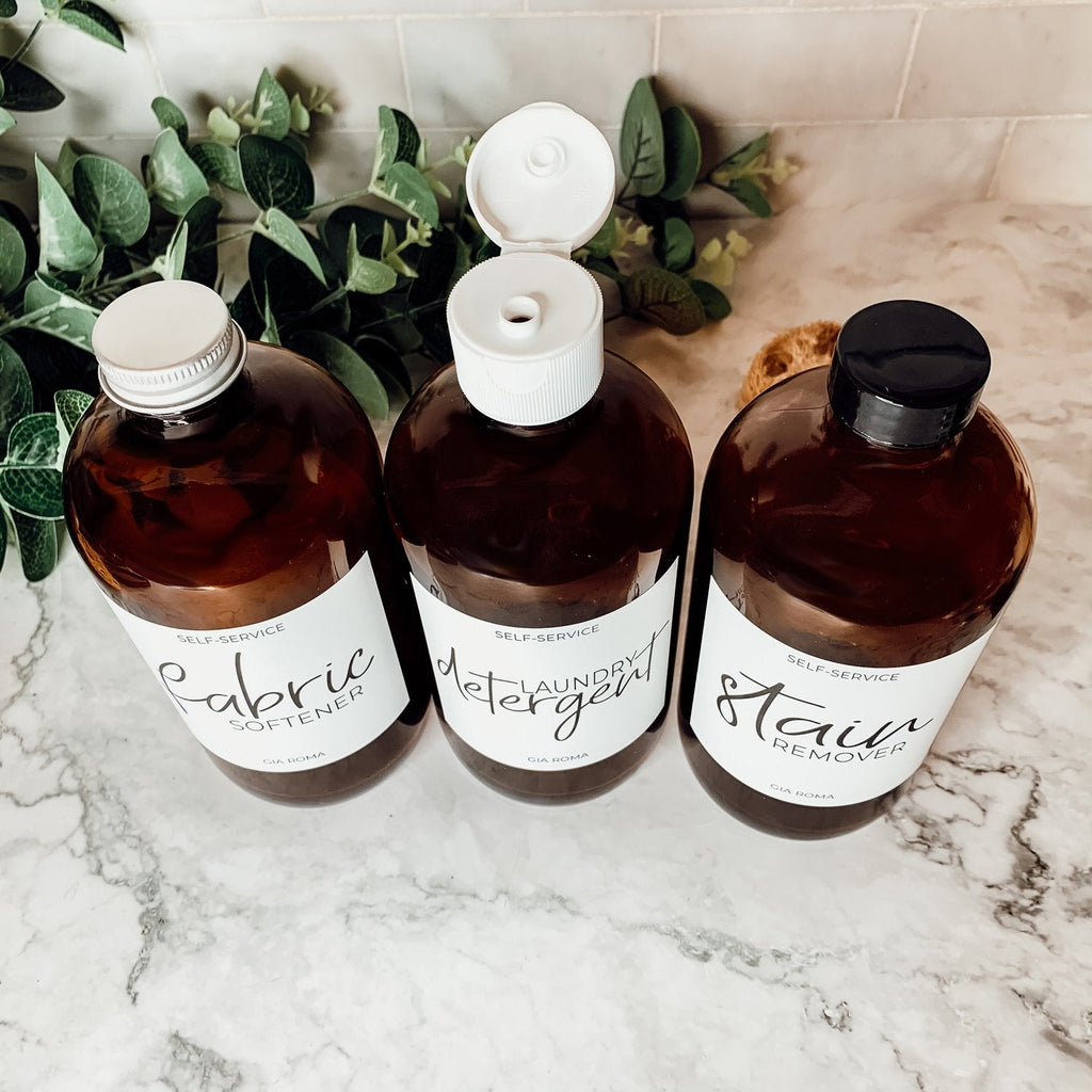 16oz Glass Amber | White Label - Cart2u.ro