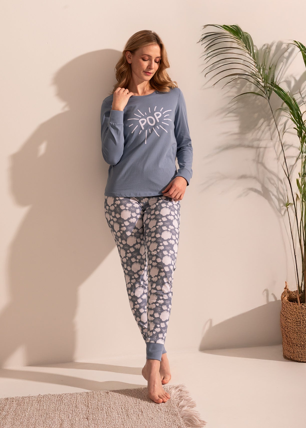 Pijama Damă Alice Bumbac TWIN Sofiaman.ro