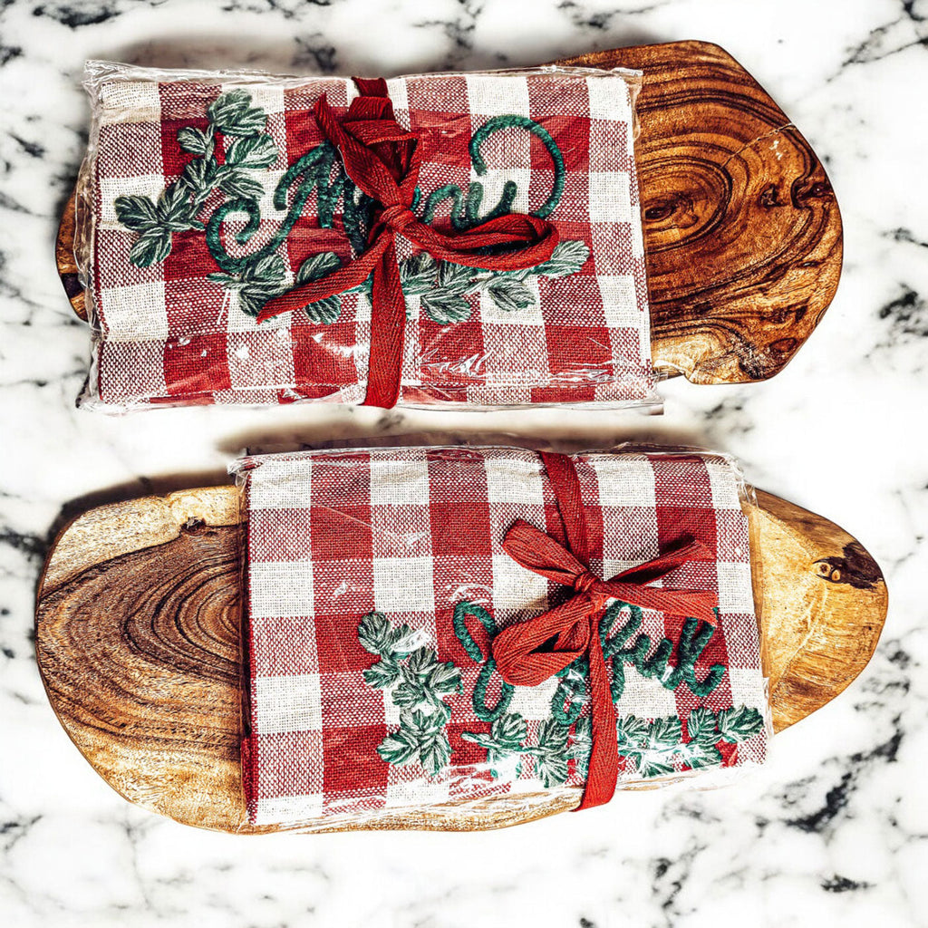 Holiday Charcuterie & Tartan Towel Set - Cart2u.ro