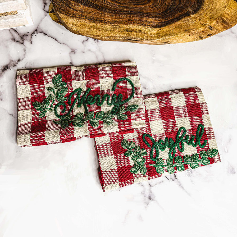 Holiday Charcuterie & Tartan Towel Set - Cart2u.ro