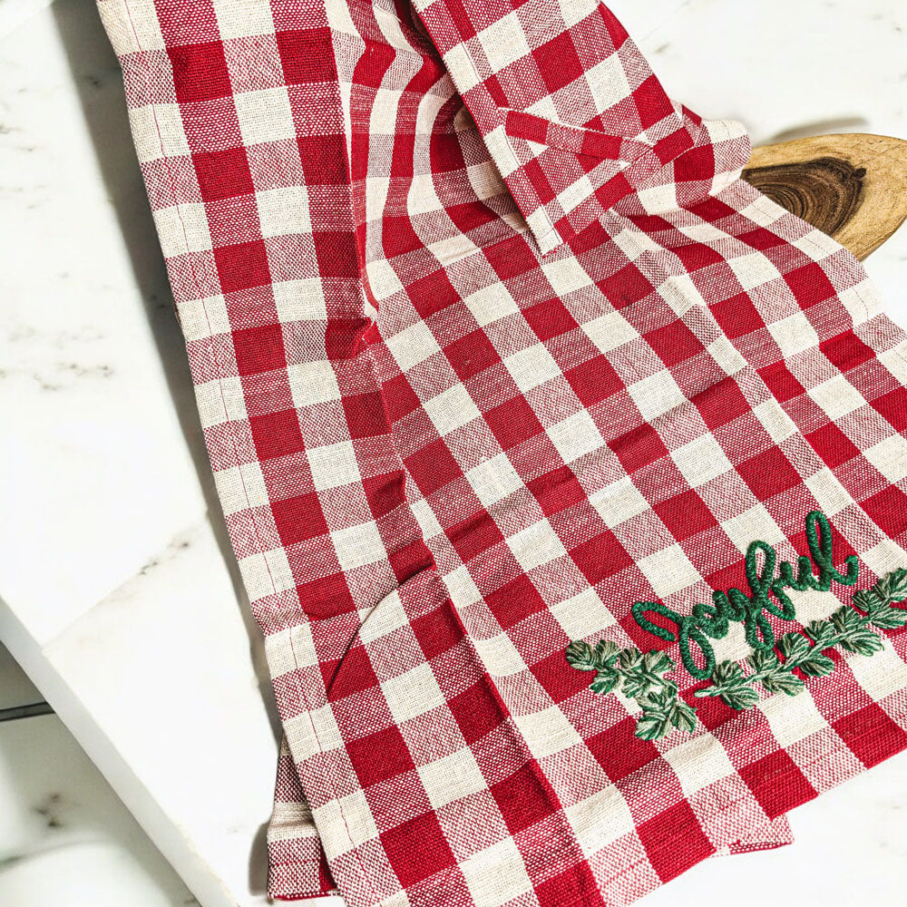 Holiday Charcuterie & Tartan Towel Set - Cart2u.ro