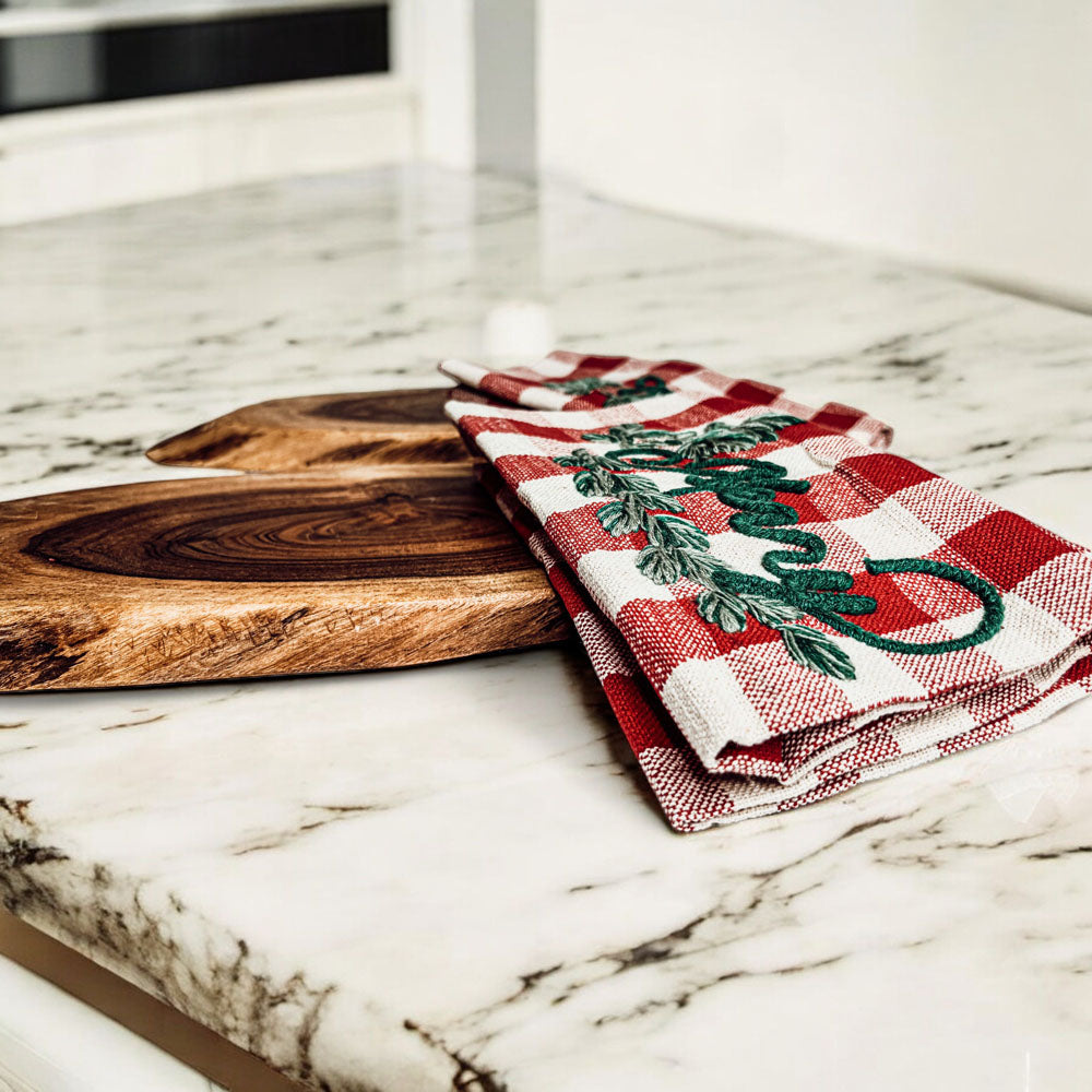 Holiday Charcuterie & Tartan Towel Set - Cart2u.ro