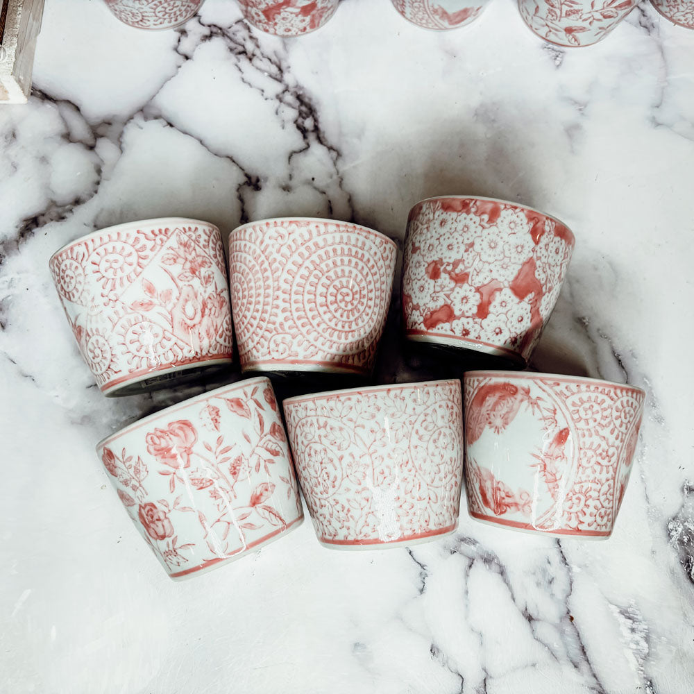 Mini Pink Cachepots - Cart2u.ro