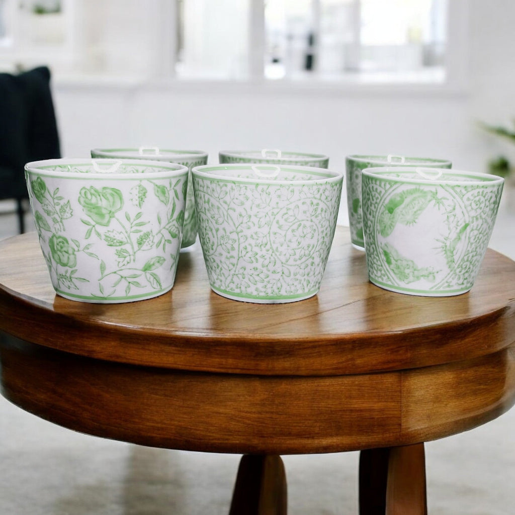 Mini Green Cachepots - Cart2u.ro