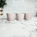 Mini Pink Cachepots - Cart2u.ro