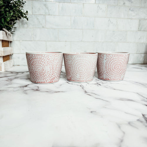 Mini Pink Cachepots - Cart2u.ro