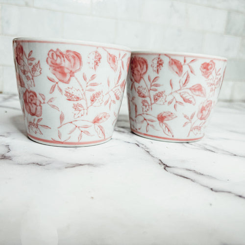 Mini Pink Cachepots - Cart2u.ro