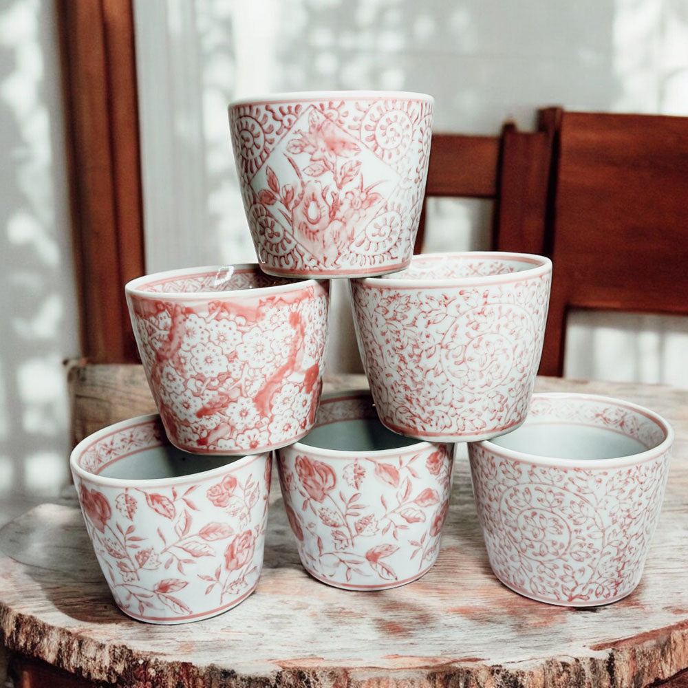 Mini Pink Cachepots - Cart2u.ro